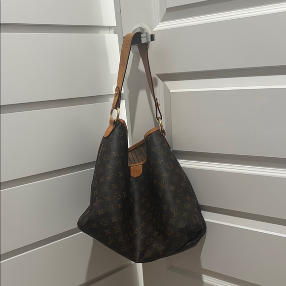 Authentic Louis Vuitton Monogram Slouchy Hobo Shoulder Bag MM - Picture 1 of 6